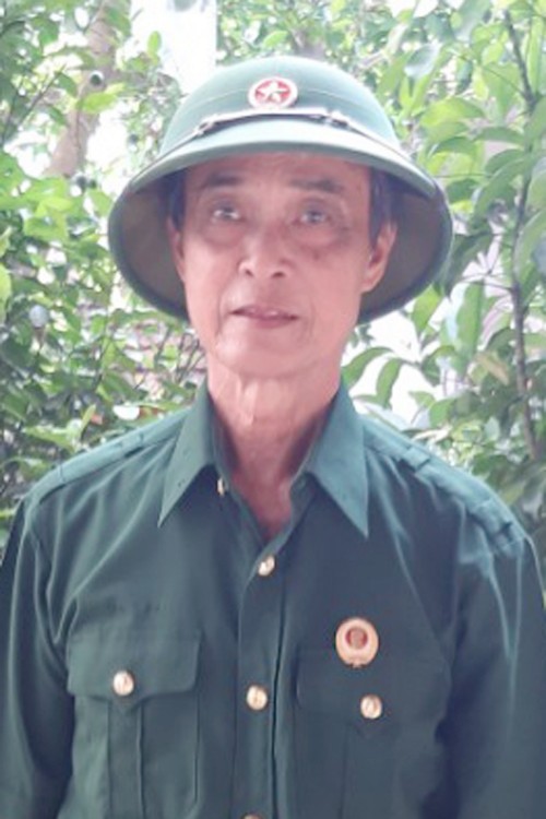 Bác Nguyễn Quốc Sự, Ủy viên BCH Hội CCB xã Quỳnh Lập, Chi hội Trưởng Chi hội CCB thôn Đồng Lực